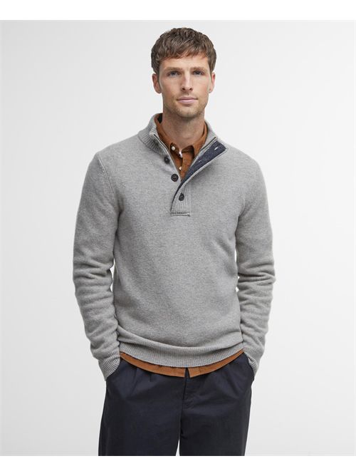 Felpa con toppa sul gomito Essential BARBOUR | MKN0585MKN/ST51